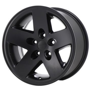 Jeep Wrangler Wheel Rim Satin Black 9047 Stock Factory OEM Replacement