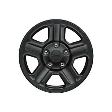 Jeep Wrangler Wheel Rim Black Steel 9072 Stock Factory OEM Replacement