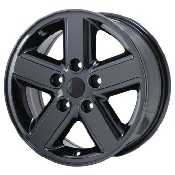 Jeep Wrangler Wheel Rim PVD Black Chrome 9073 Stock Factory OEM Replacement