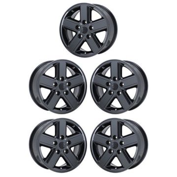 Jeep Wrangler Wheel Rim PVD Black Chrome 9073 Stock Factory OEM Replacement
