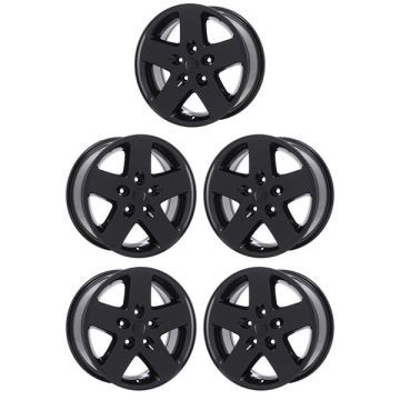 Jeep Wrangler Exchange Wheels Set of 4-Exchange Rims Set of 4 Gloss Black 9074