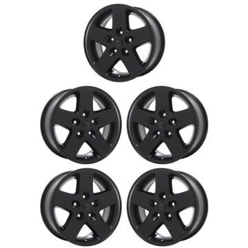 Jeep Wrangler Exchange Wheels Set of 4-Exchange Rims Set of 4 Satin Black 9074