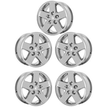Jeep Wrangler Wheel Rim PVD Bright Chrome 9074 Stock Factory OEM Replacement