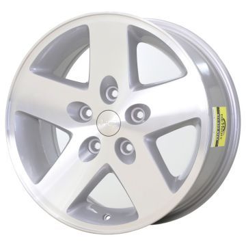 Jeep Wrangler Wheel Rim Machined Silver 9075 Stock Factory OEM Replacement
