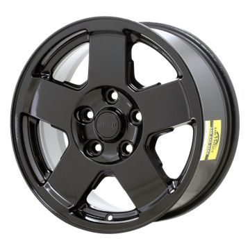 Jeep Commander Wheel Rim Gloss Black 9096 Stock Factory OEM Replacement