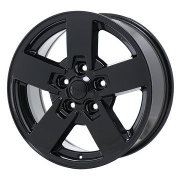 Jeep Commander Wheel Rim Gloss Black 9097 Stock Factory OEM Replacement