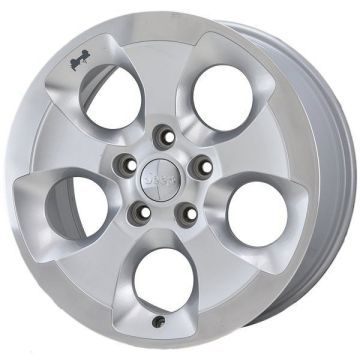 Jeep Wrangler Wheel Rim Machined Lip Silver 9119 Stock Factory OEM Replacement