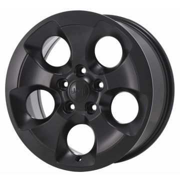 Jeep Cherokee Wheel Rim Satin Black 9130 Stock Factory OEM Replacement