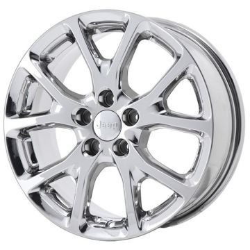 Jeep Cherokee Wheel Rim PVD Bright Chrome 9130 Stock Factory OEM Replacement