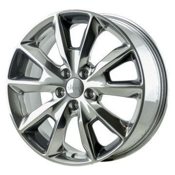 Jeep Cherokee Wheel Rim Polished Grey 9132 Stock Factory OEM Replacement
