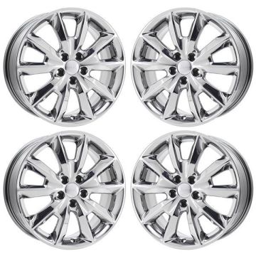 Jeep Cherokee Wheel Rim PVD Bright Chrome 9132 Stock Factory OEM Replacement