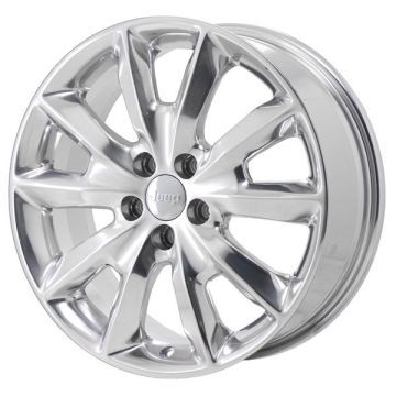 Jeep Cherokee Wheel Rim Polished 9132 Stock Factory OEM Replacement