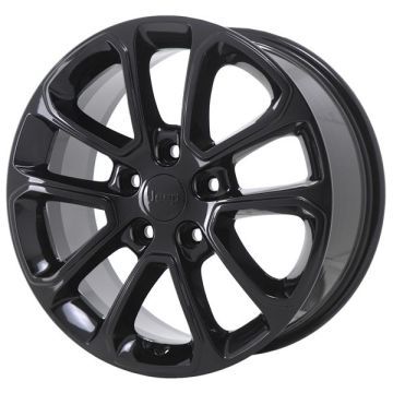 Jeep Grand Cherokee Wheel Rim Gloss Black 9136 Stock Factory OEM Replacement