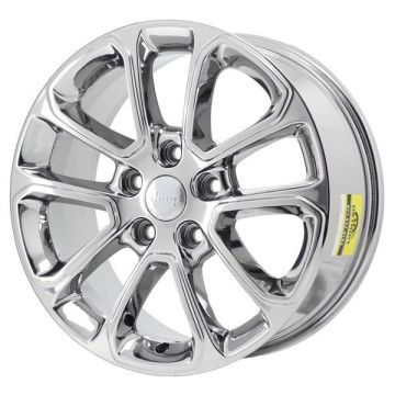 Jeep Grand Cherokee Wheel Rim PVD Bright Chrome 9136 Stock Factory OEM Replacement