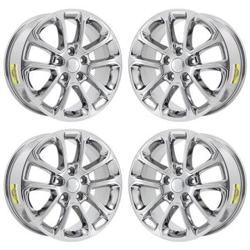 Jeep Grand Cherokee Wheel Rim PVD Bright Chrome 9136 Stock Factory OEM Replacement