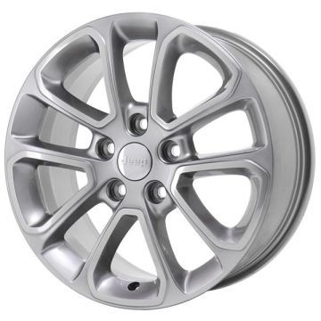 Jeep Grand Cherokee Wheel Rim Polished Grey 9136 Stock Factory OEM Replacement