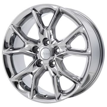 Jeep Grand Cherokee Wheel Rim PVD Bright Chrome 9138 Stock Factory OEM Replacement