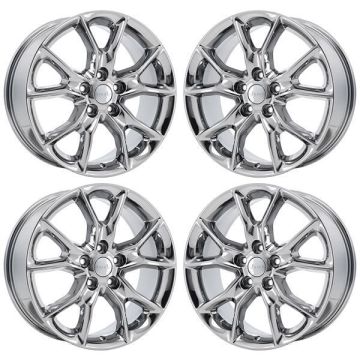 Jeep Grand Cherokee Wheel Rim PVD Bright Chrome 9138 Stock Factory OEM Replacement