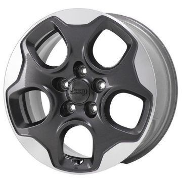 Jeep Renegade Wheel Rim Machined Grey 9145 Stock Factory OEM Replacement