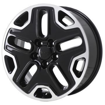 Jeep Renegade Wheel Rim Machined Black 9147 Stock Factory OEM Replacement