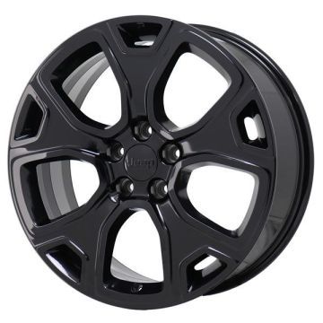 Jeep Renegade Wheel Rim Gloss Black 9151 Stock Factory OEM Replacement