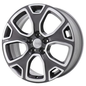 Jeep Renegade Wheel Rim Machined Grey 9151 Stock Factory OEM Replacement