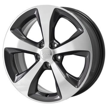 Jeep Cherokee Wheel Rim Polished Grey 9159 Stock Factory OEM Replacement