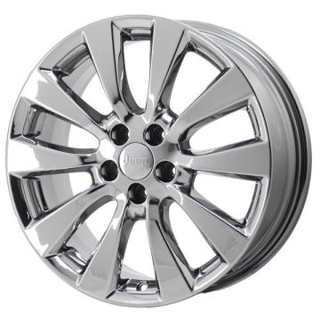Jeep Cherokee Wheel Rim PVD Bright Chrome 9161 Stock Factory OEM Replacement