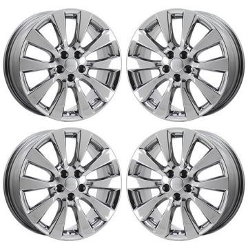 Jeep Cherokee Wheel Rim PVD Bright Chrome 9161 Stock Factory OEM Replacement
