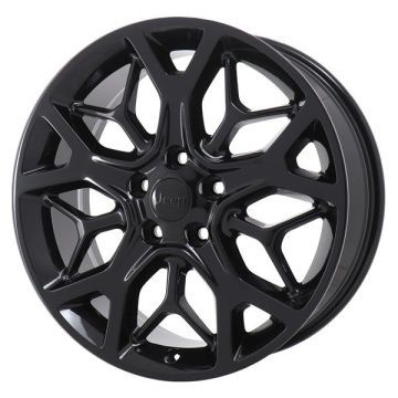 Jeep Grand Cherokee Wheel Rim Gloss Black 9181 Stock Factory OEM Replacement