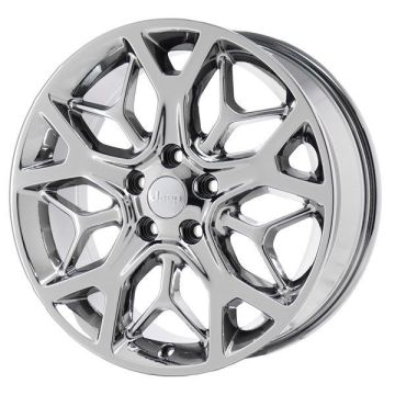 Jeep Grand Cherokee Wheel Rim PVD Bright Chrome 9181 Stock Factory OEM Replacement