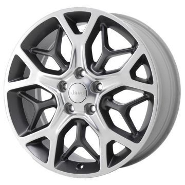 Jeep Grand Cherokee Wheel Rim Polished Grey 9181 Stock Factory OEM Replacement