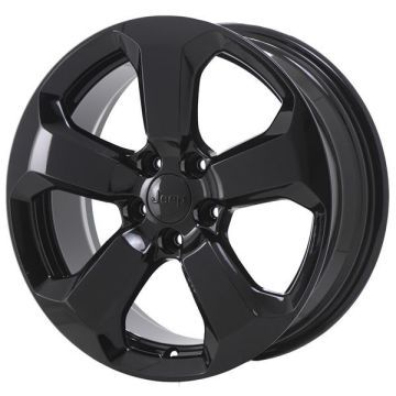 Jeep Compass Wheel Rim Gloss Black 9188 Stock Factory OEM Replacement