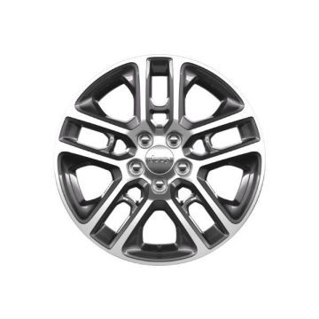 Jeep Compass Wheel Rim Polished Grey 9189 Stock Factory OEM Replacement
