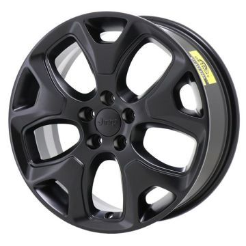 Jeep Compass Wheel Rim Satin Black 9191 Stock Factory OEM Replacement