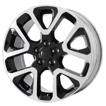 Jeep Compass Wheel Rim Polished Black 9192 Stock Factory OEM Replacement