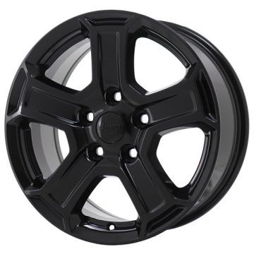 Jeep Wrangler Wheel Rim Gloss Black 9216 Stock Factory OEM Replacement