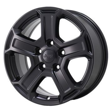 Jeep Wrangler Wheel Rim Satin Black 9216 Stock Factory OEM Replacement