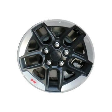 Jeep Wrangler Wheel Rim Polished Lip Black 9219 Stock Factory OEM Replacement