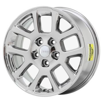 Jeep Gladiator Wheel Rim PVD Bright Chrome 9241 Stock Factory OEM Replacement