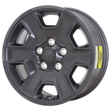 Jeep Gladiator Wheel Rim Satin Black 9260 Stock Factory OEM Replacement