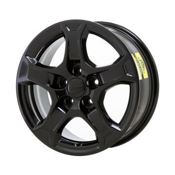 Jeep Compass Wheel Rim Gloss Black 9270 Stock Factory OEM Replacement