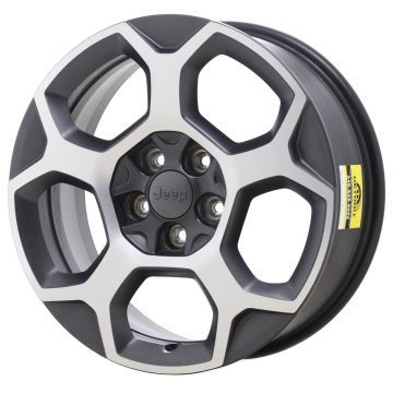Jeep Compass Wheel Rim Machined Grey 9271 Stock Factory OEM Replacement