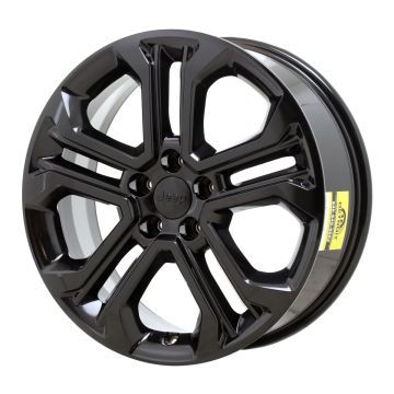 Jeep Compass Wheel Rim Gloss Black 9274 Stock Factory OEM Replacement