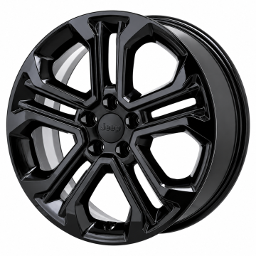 Jeep Compass Wheel Rim Gloss Black 9274 Stock Factory OEM Replacement