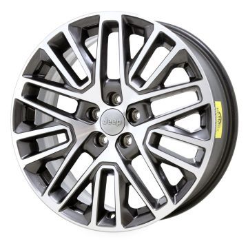 Jeep Compass Wheel Rim Machined Grey 9275 Stock Factory OEM Replacement