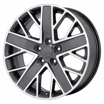 Jeep Wrangler 4XE Wheel Rim Machined Grey 9276 Stock Factory OEM Replacement