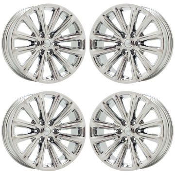 Jeep Grand Wagoneer Wheel Rim PVD Bright Chrome 9280 Stock Factory OEM Replacement