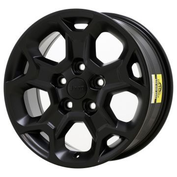 Jeep Wrangler Wheel Rim Satin Black 9282 Stock Factory OEM Replacement