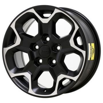 Jeep Wrangler Wheel Rim Machined Black 9282 Stock Factory OEM Replacement